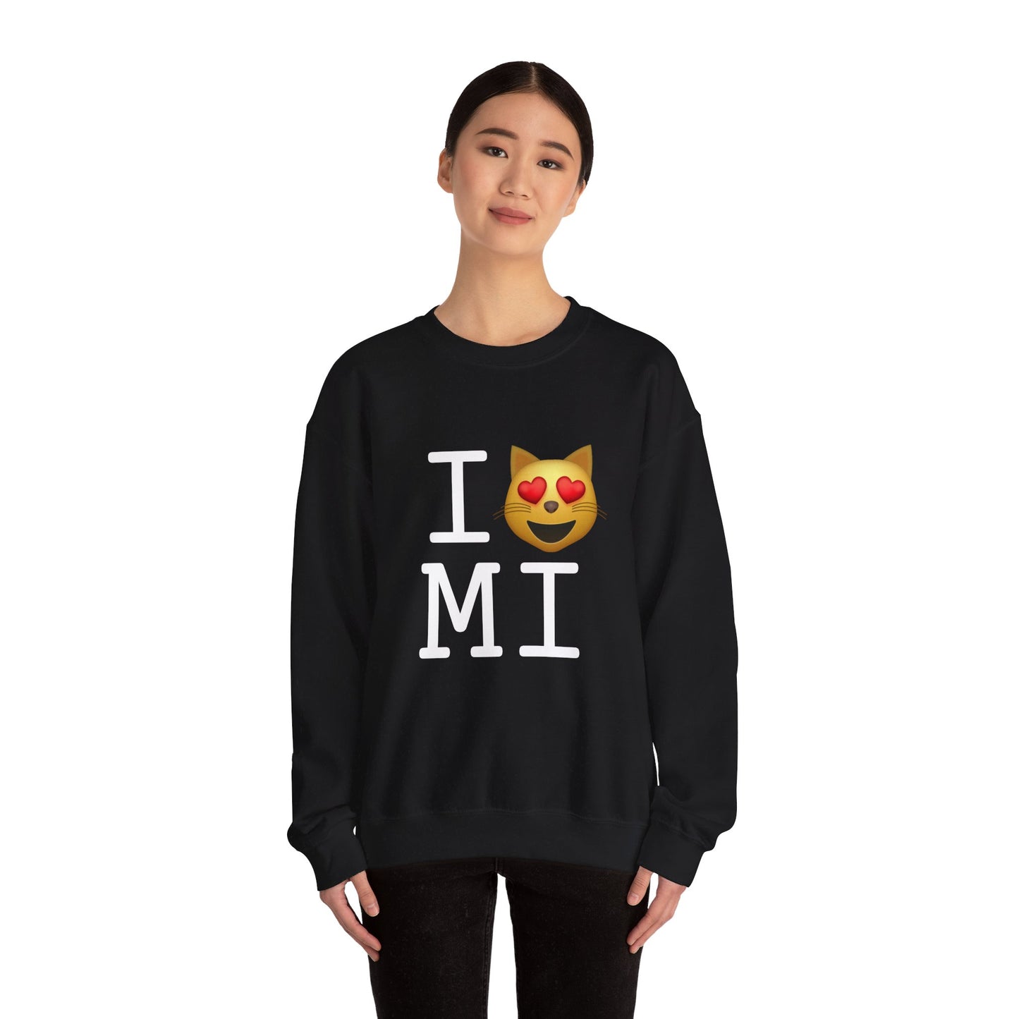 "I'm a Cat that Loves Michigan" Sweatshirt