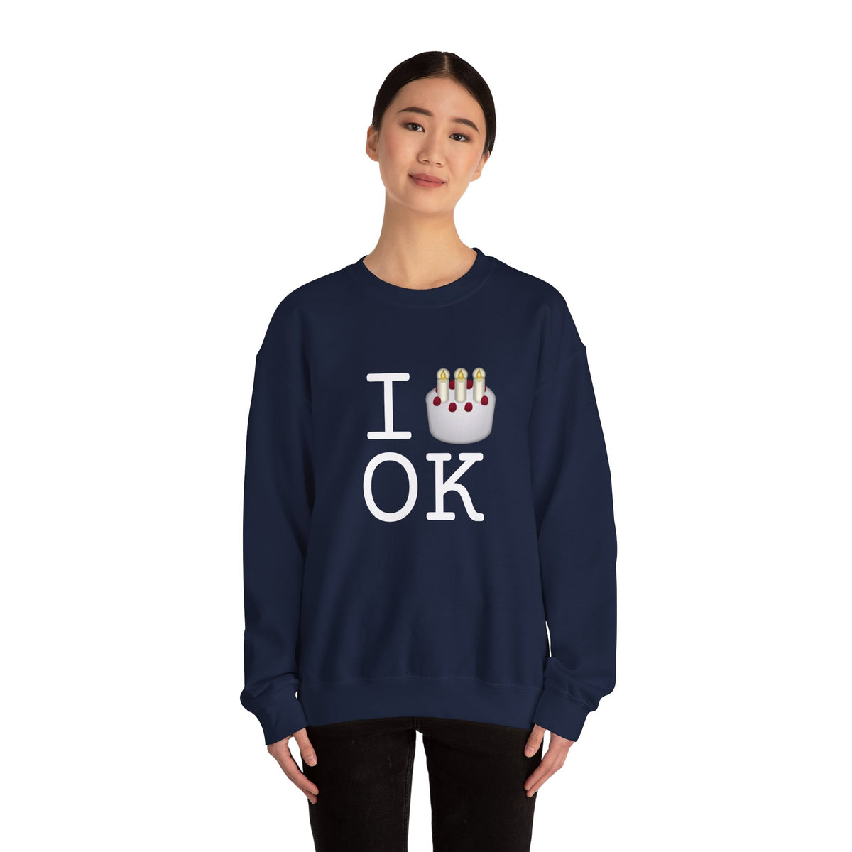"I Birthday Cake Oklahoma" Sweatshirt