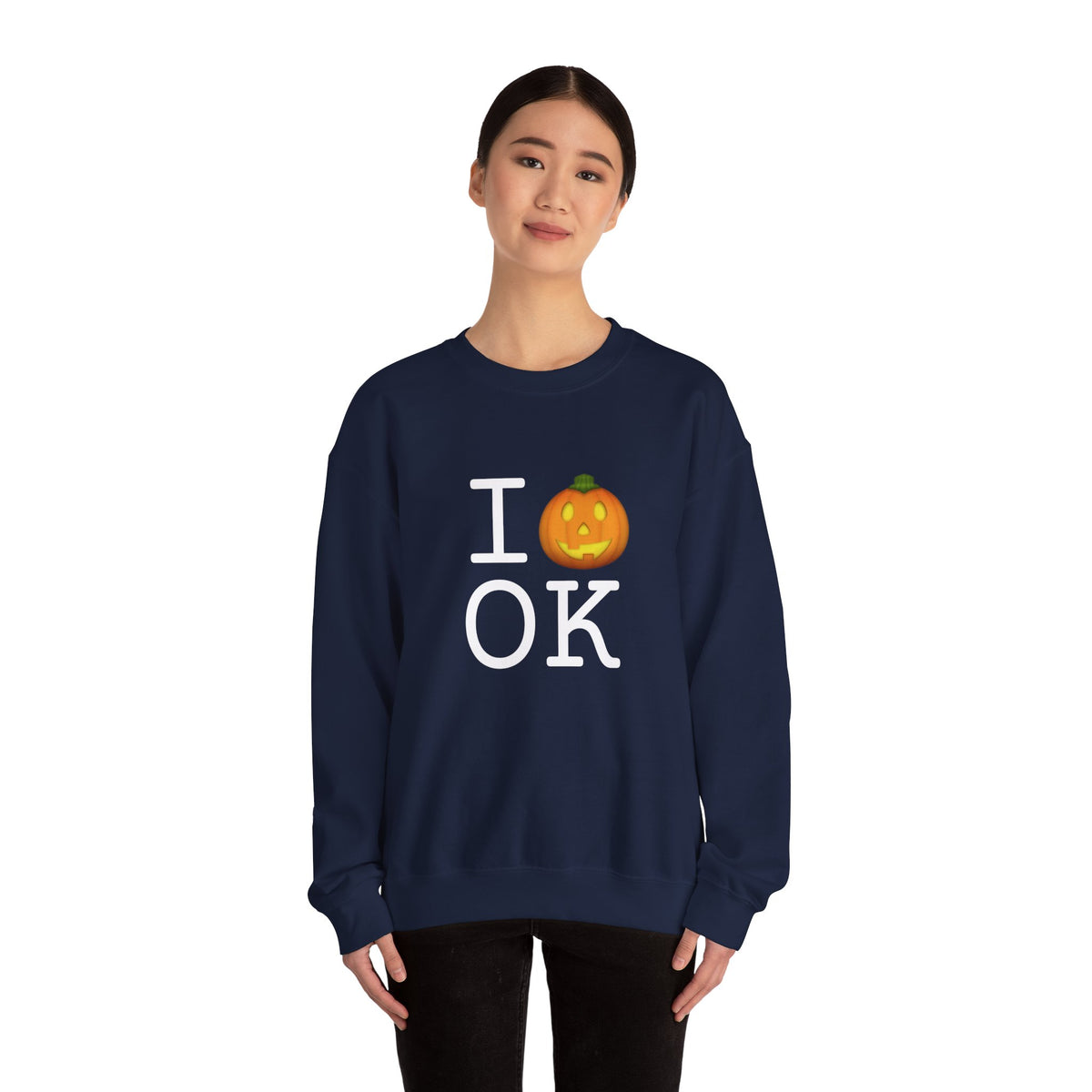 "I Jack-O-Lantern (Pumpkin) Oklahoma" Sweatshirt
