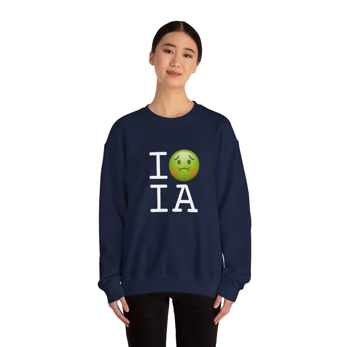 "I'm Nauseous about Iowa" Sweatshirt