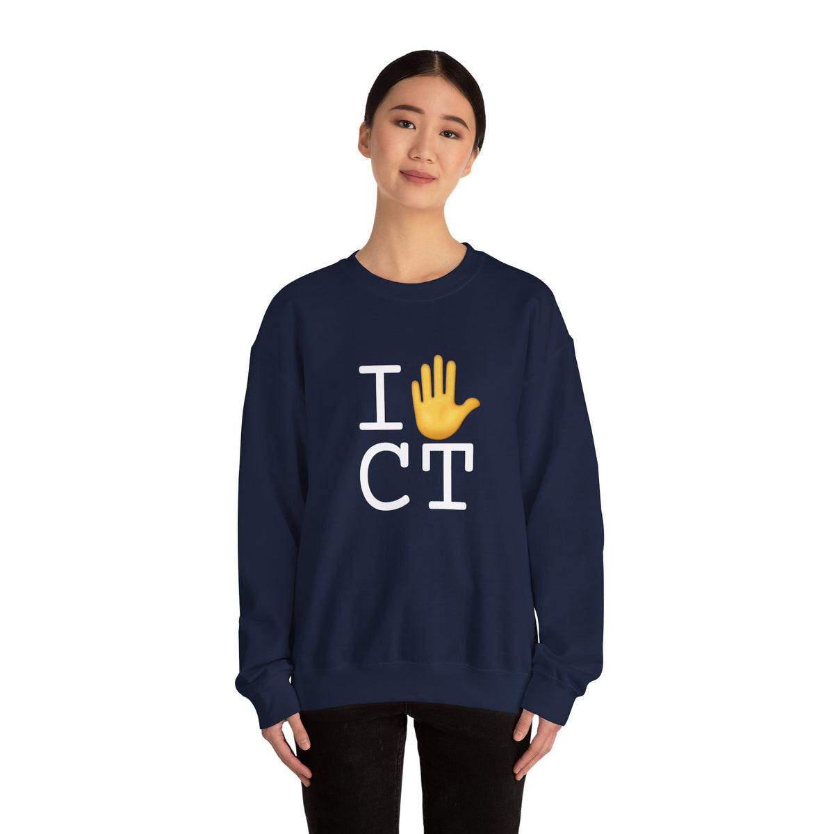 "I Stop (Raised Hand) Connecticut" Sweatshirt