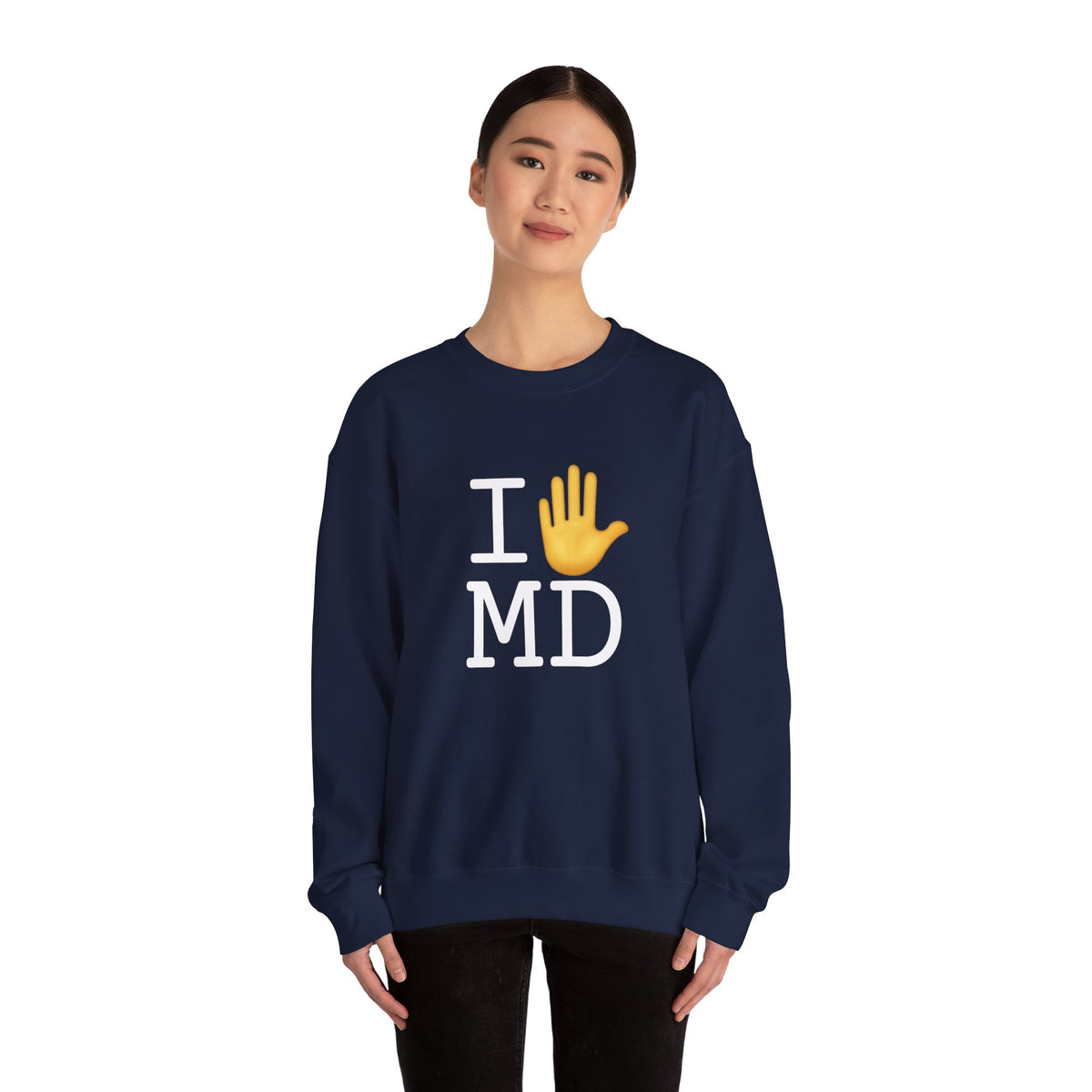 "I Stop (Raised Hand) Maryland" Sweatshirt