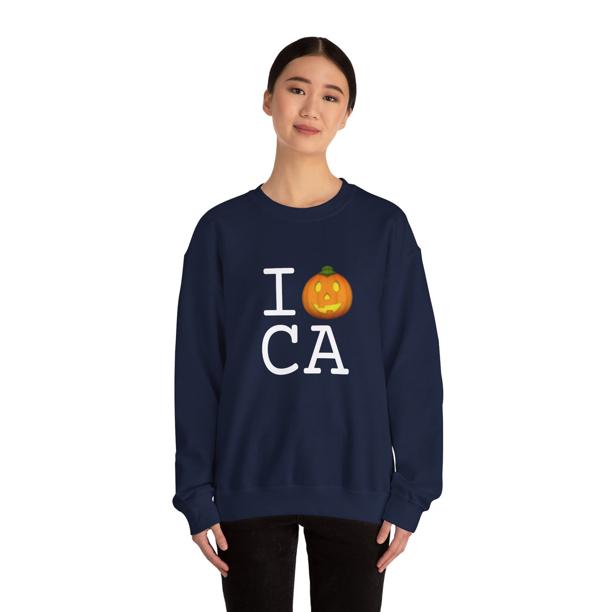 "I Jack-O-Lantern (Pumpkin) California" Sweatshirt