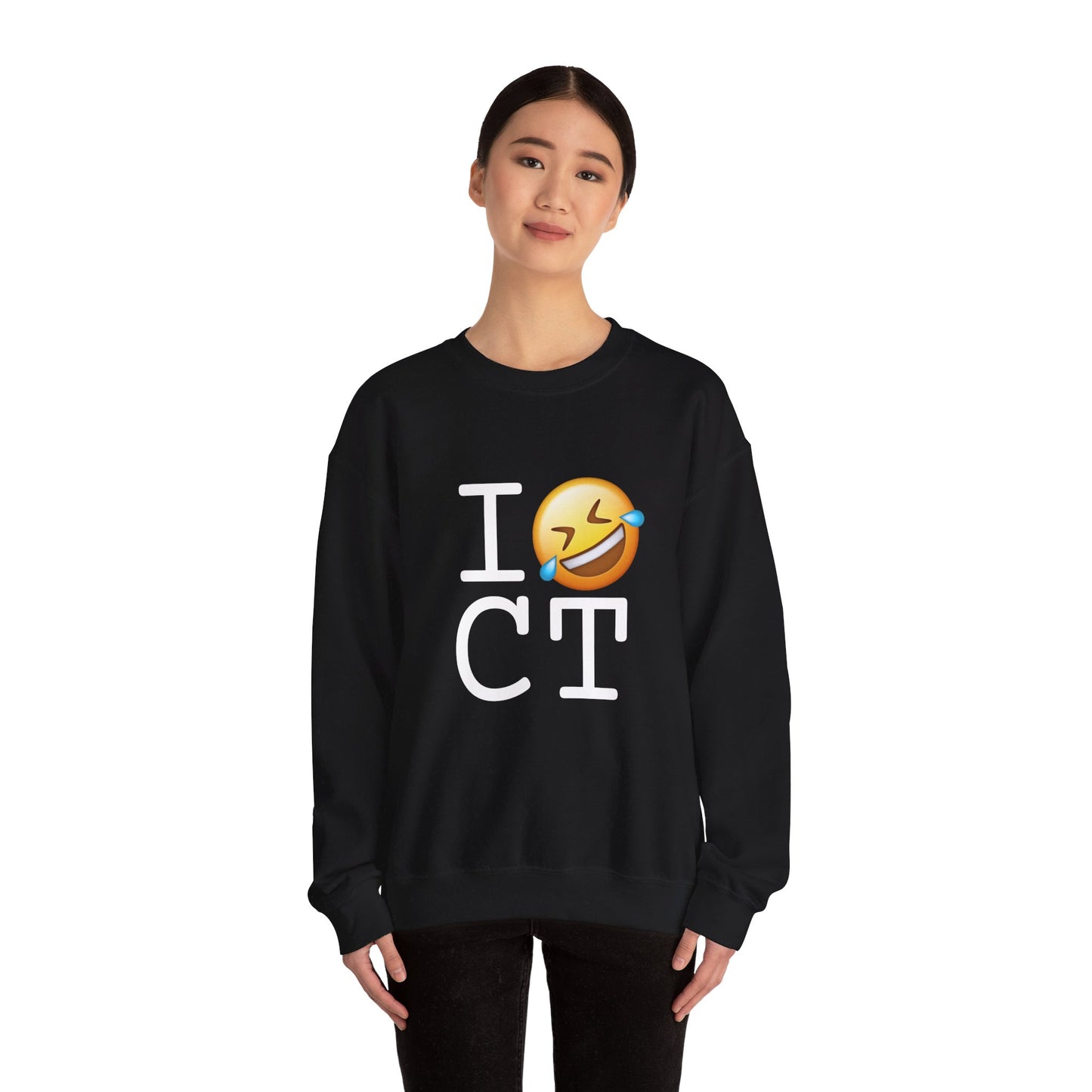 "I Laugh Hard (LMFAO) at Connecticut" Sweatshirt