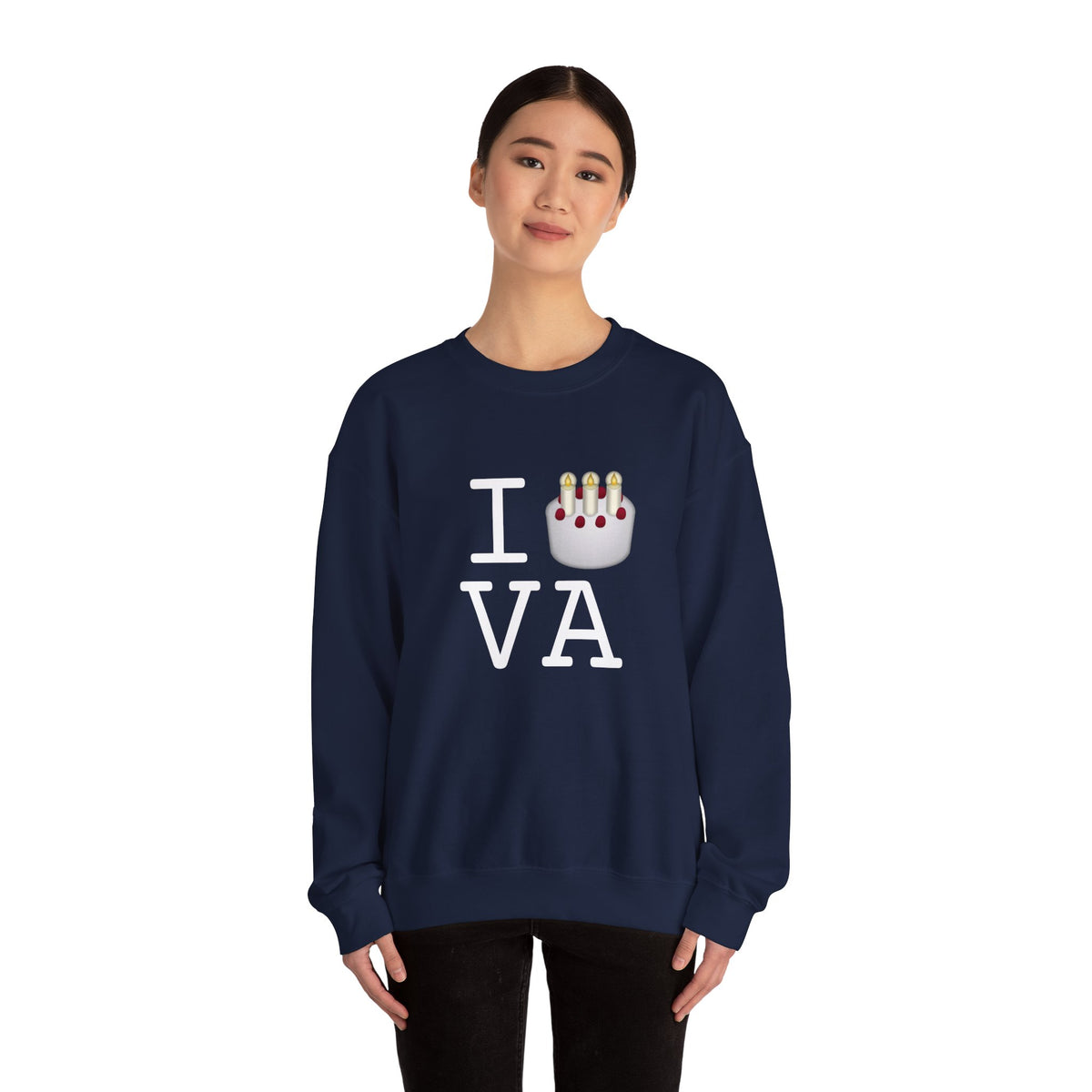 "I Birthday Cake Virginia" Sweatshirt