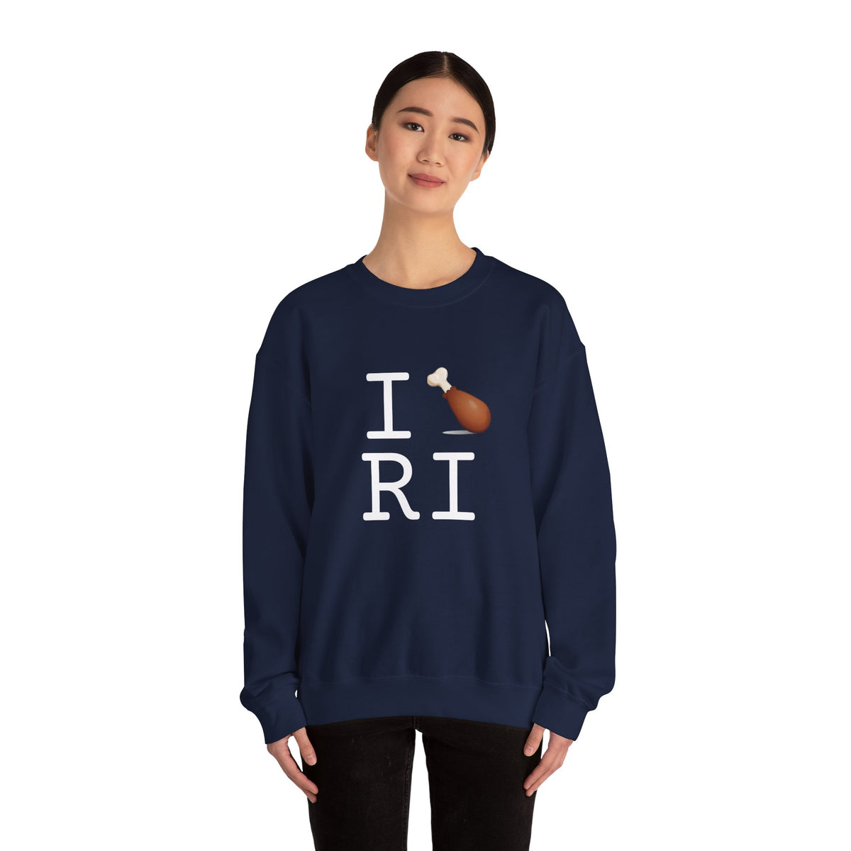 "I Chicken Drumstick Rhode Island" Sweatshirt
