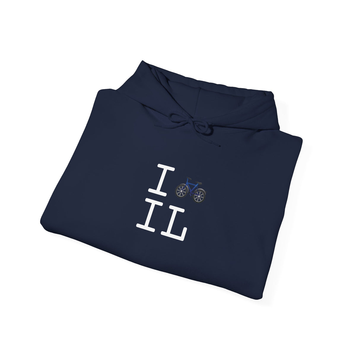 "I Bicycle Illinois" Hoodie