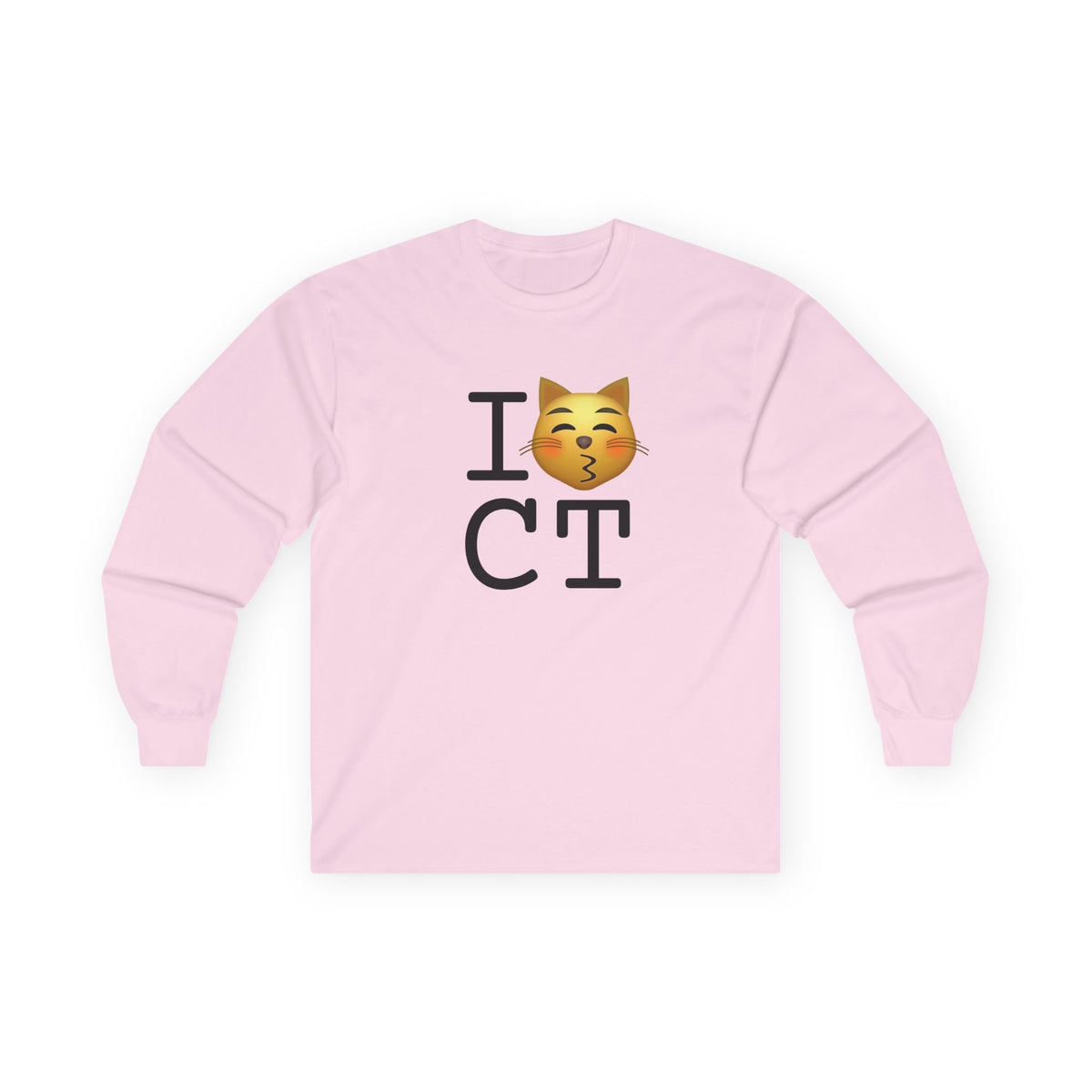 "I'm a Kissing Cat toward Connecticut" Long Sleeve Shirt