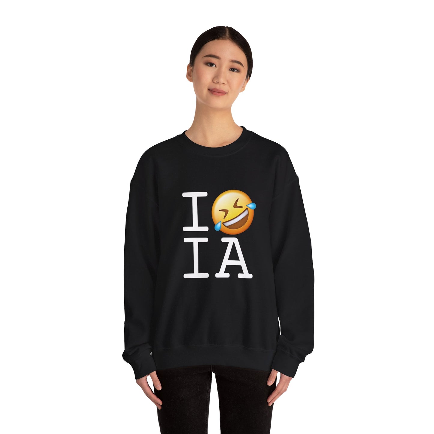 "I Laugh Hard (LMFAO) at Iowa" Sweatshirt