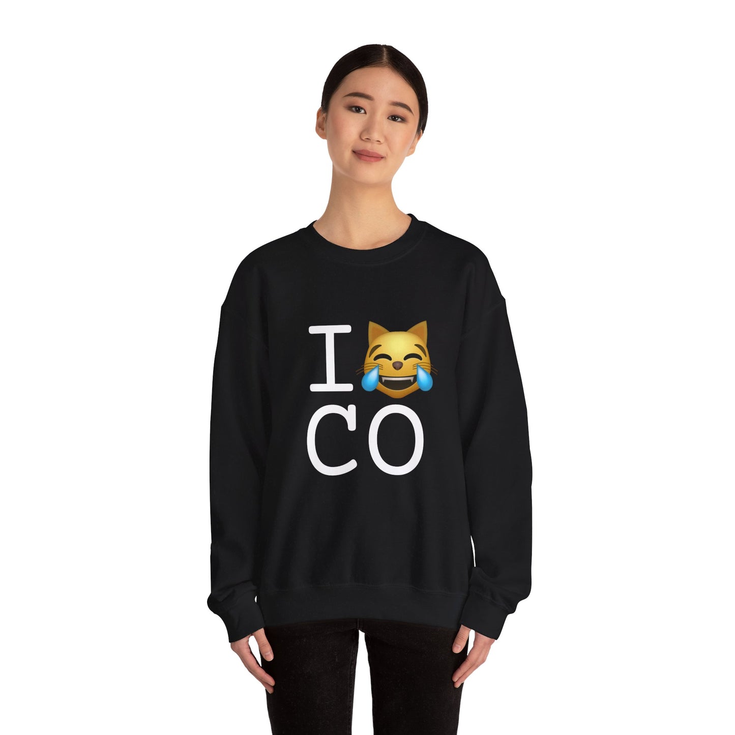 "I'm Laughing like a Cat at Colorado" Sweatshirt