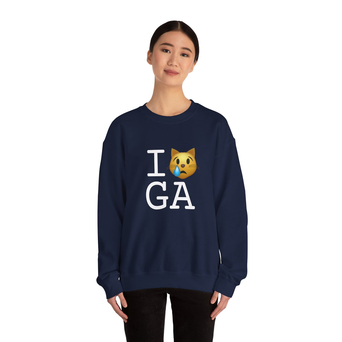 "I'm a Crying Cat about Georgia" Sweatshirt