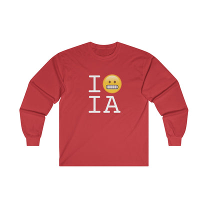 "I Grimace About Iowa" Long Sleeve Shirt