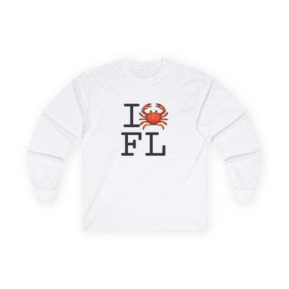 "I Crab Florida" Long Sleeve Shirt