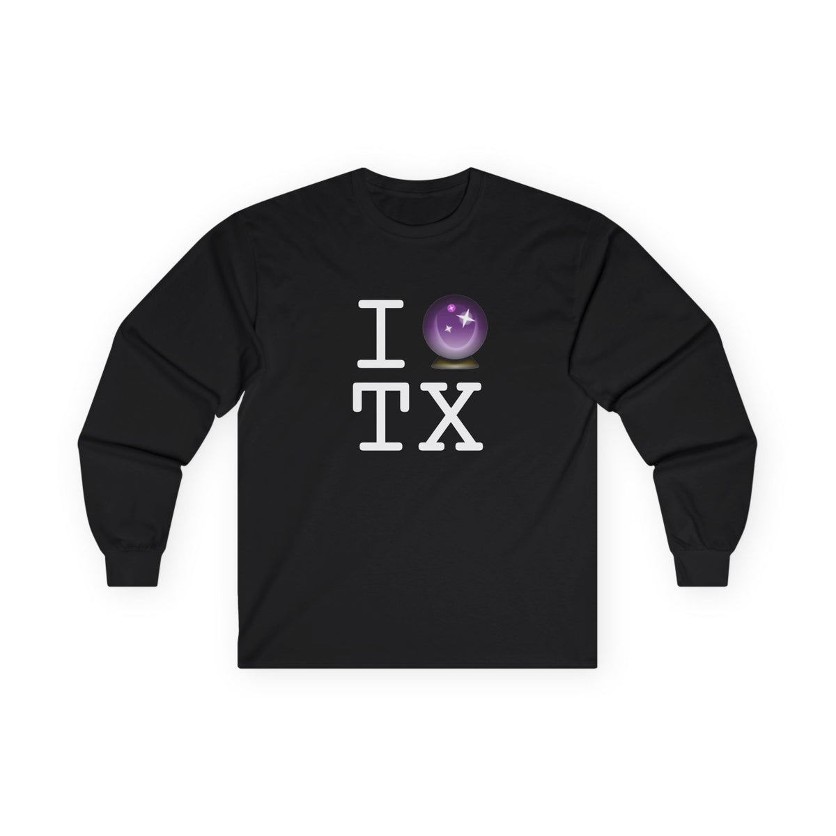 "I Predict the Future (Crystal Ball) of Texas" Long Sleeve Shirt