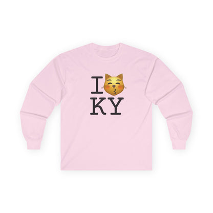 "I'm a Kissing Cat toward Kentucky" Long Sleeve Shirt