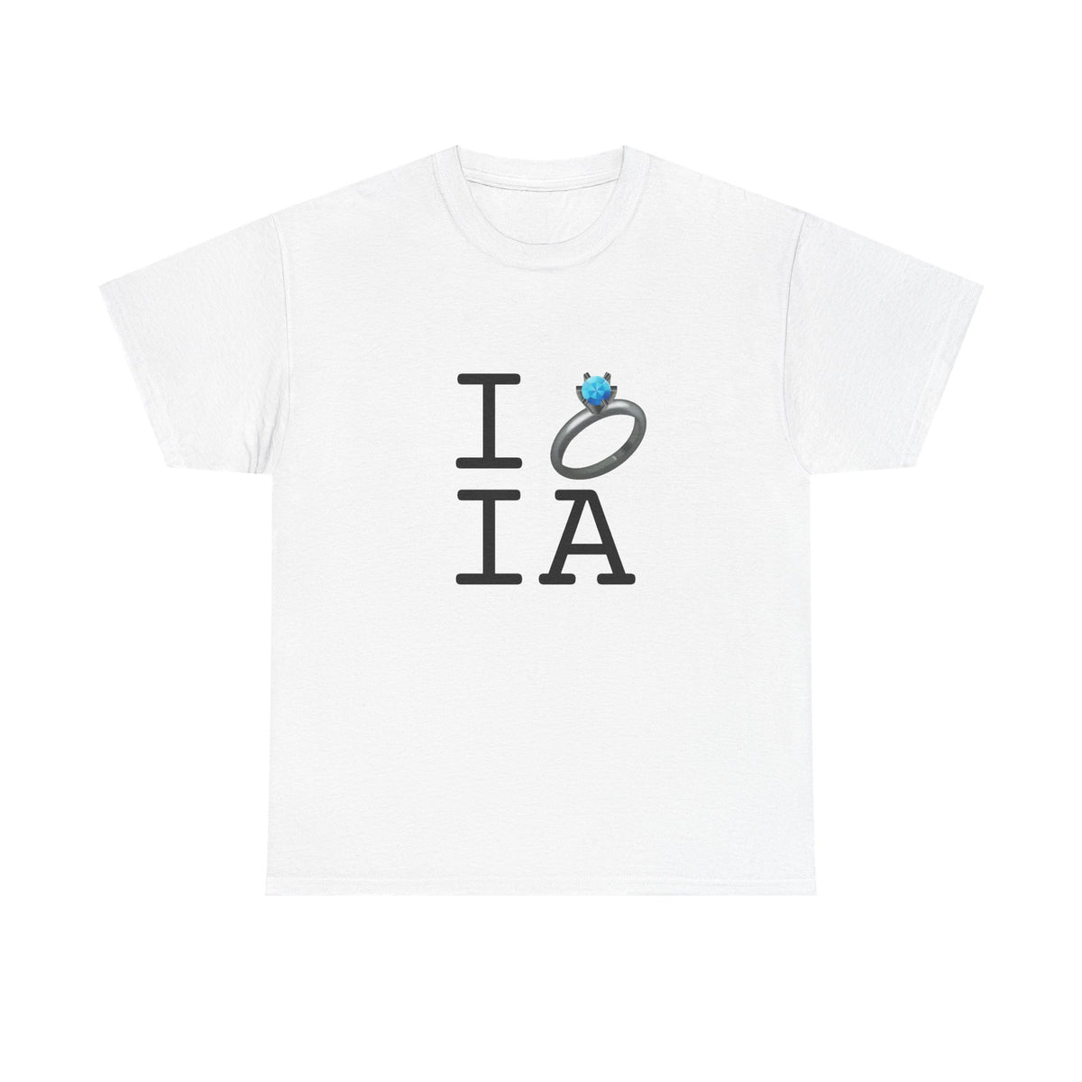 "I'm Married to (Diamond Ring) Iowa" Tee