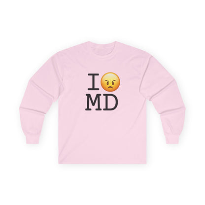 "I'm Mad at Maryland" Long Sleeve Shirt