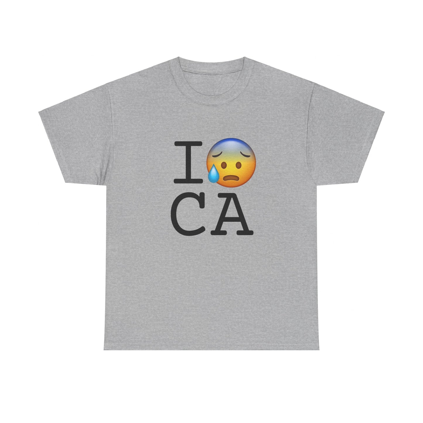 "I'm Anxiously Sweating in California" Tee