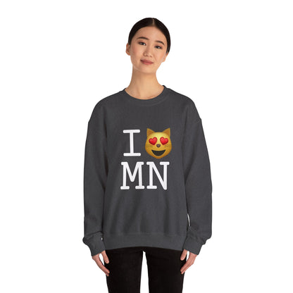 "I'm a Cat that Loves Minnesota" Sweatshirt