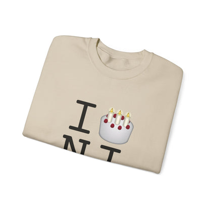 "I Birthday Cake New Jersey" Sweatshirt