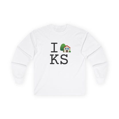 "I'm Home in Kansas" Long Sleeve Shirt