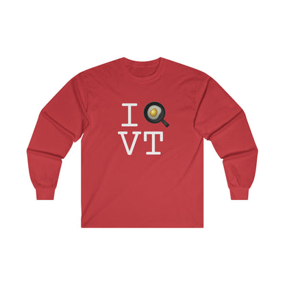 "I Cook in Vermont" Long Sleeve Shirt