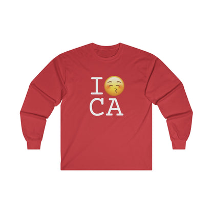 "I Kiss California" Long Sleeve Shirt