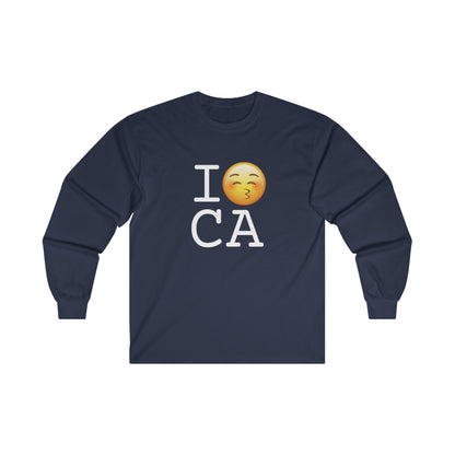 "I Kiss California" Long Sleeve Shirt