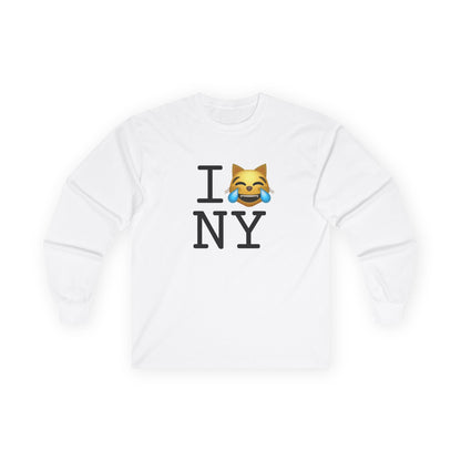 "I'm Laughing like a Cat at New York" Long Sleeve Shirt