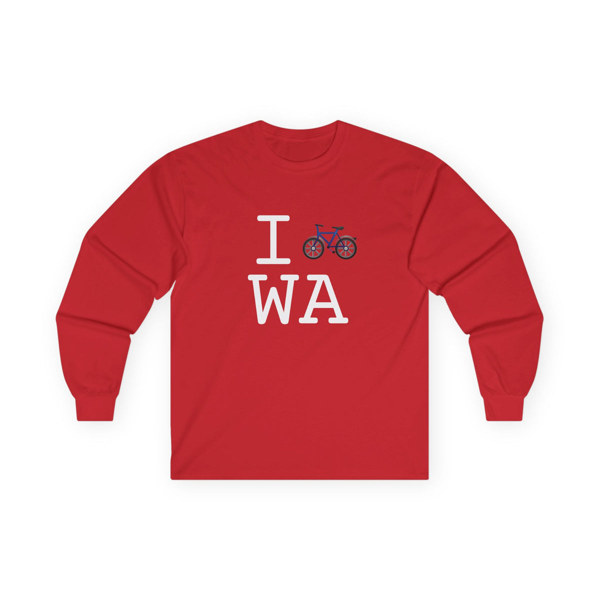"I Bicycle Washington" Long Sleeve Shirt