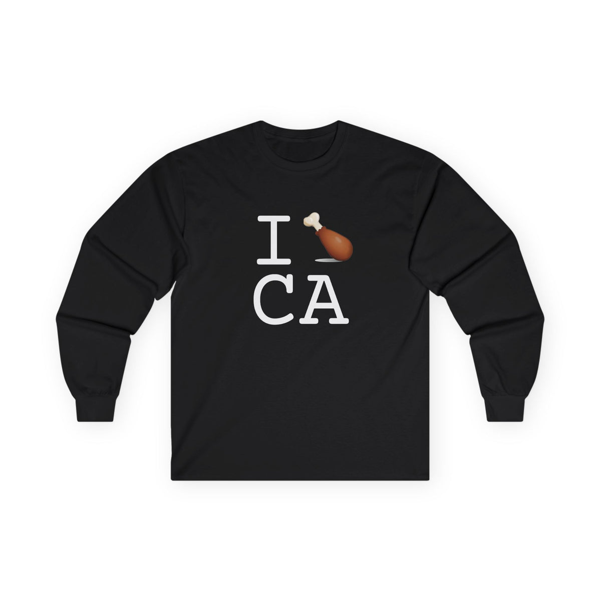 "I Chicken Drumstick California" Long Sleeve Shirt