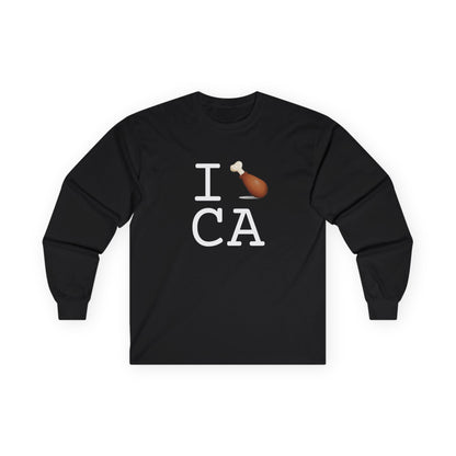 "I Chicken Drumstick California" Long Sleeve Shirt