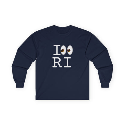 "I Look at Rhode Island" Long Sleeve Shirt