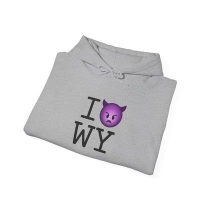 "I'm an Angry Devil about Wyoming" Hoodie