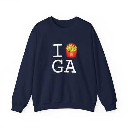 "I French Fries Georgia" Sweatshirt