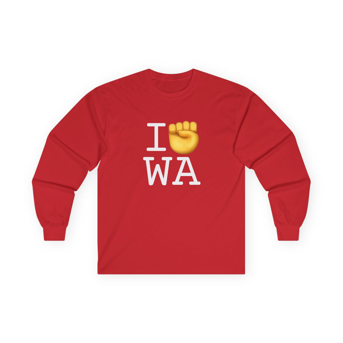"I Raise my Fist with Washington" Long Sleeve Shirt