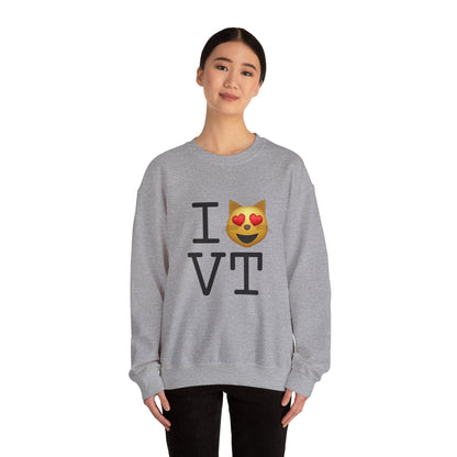 "I'm a Cat that Loves Vermont" Sweatshirt