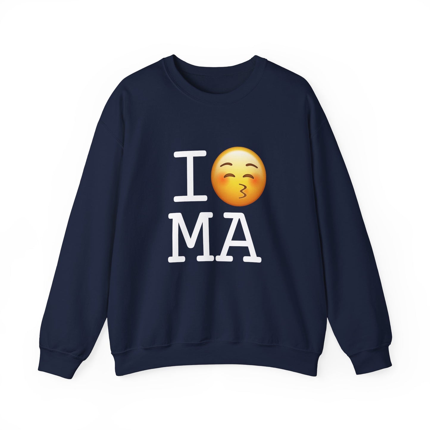 "I Kiss Massachusetts" Sweatshirt