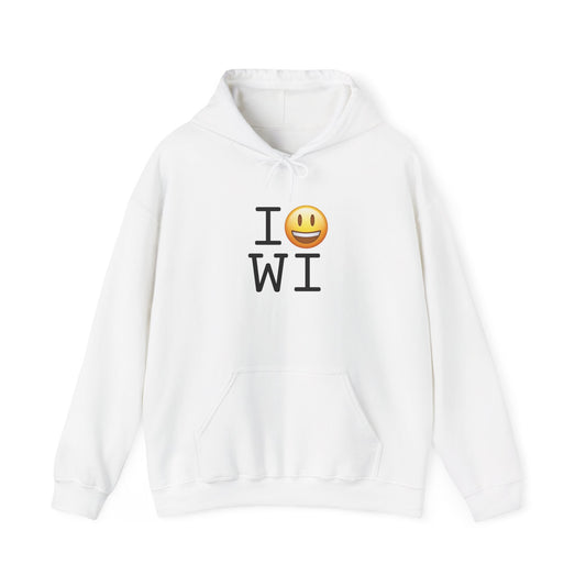 "I'm Happy about Wisconsin" Hoodie