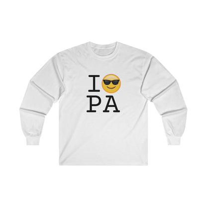 "I'm Cool with Pennsylvania" Long Sleeve Shirt