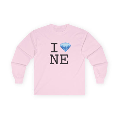 "I Diamond Nebraska" Long Sleeve Shirt