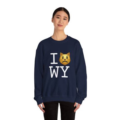 "I'm an Angry Cat about Wyoming" Sweatshirt