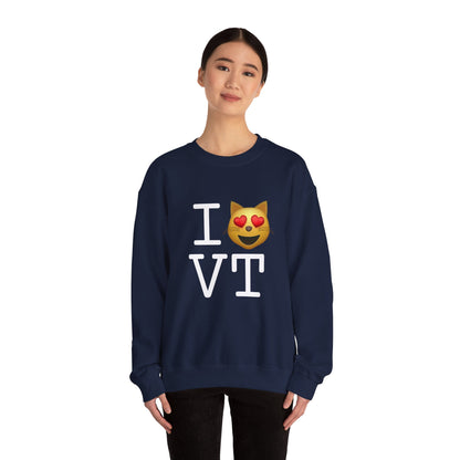 "I'm a Cat that Loves Vermont" Sweatshirt