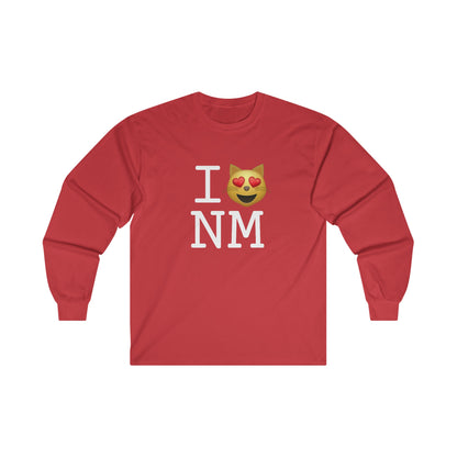 "I'm a Cat that Loves New Mexico" Long Sleeve Shirt