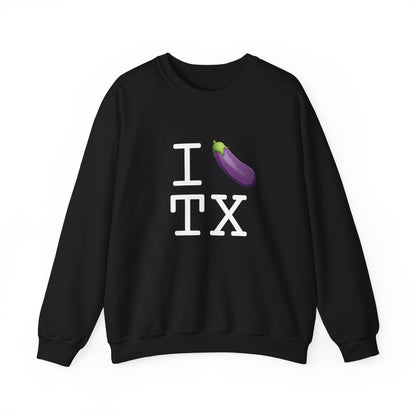 "I Eggplant Texas" Sweatshirt