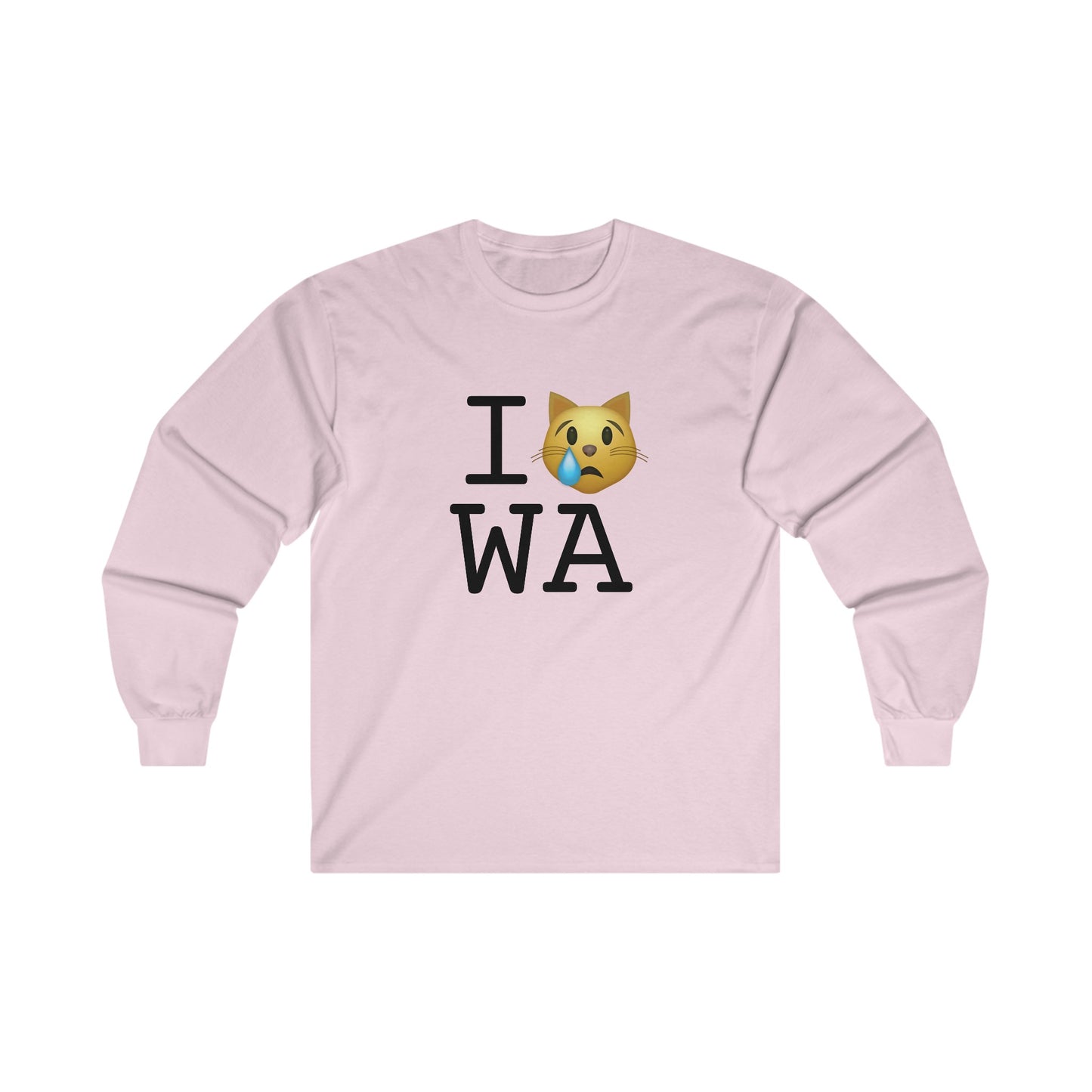 "I'm a Crying Cat about Washington" Long Sleeve Shirt