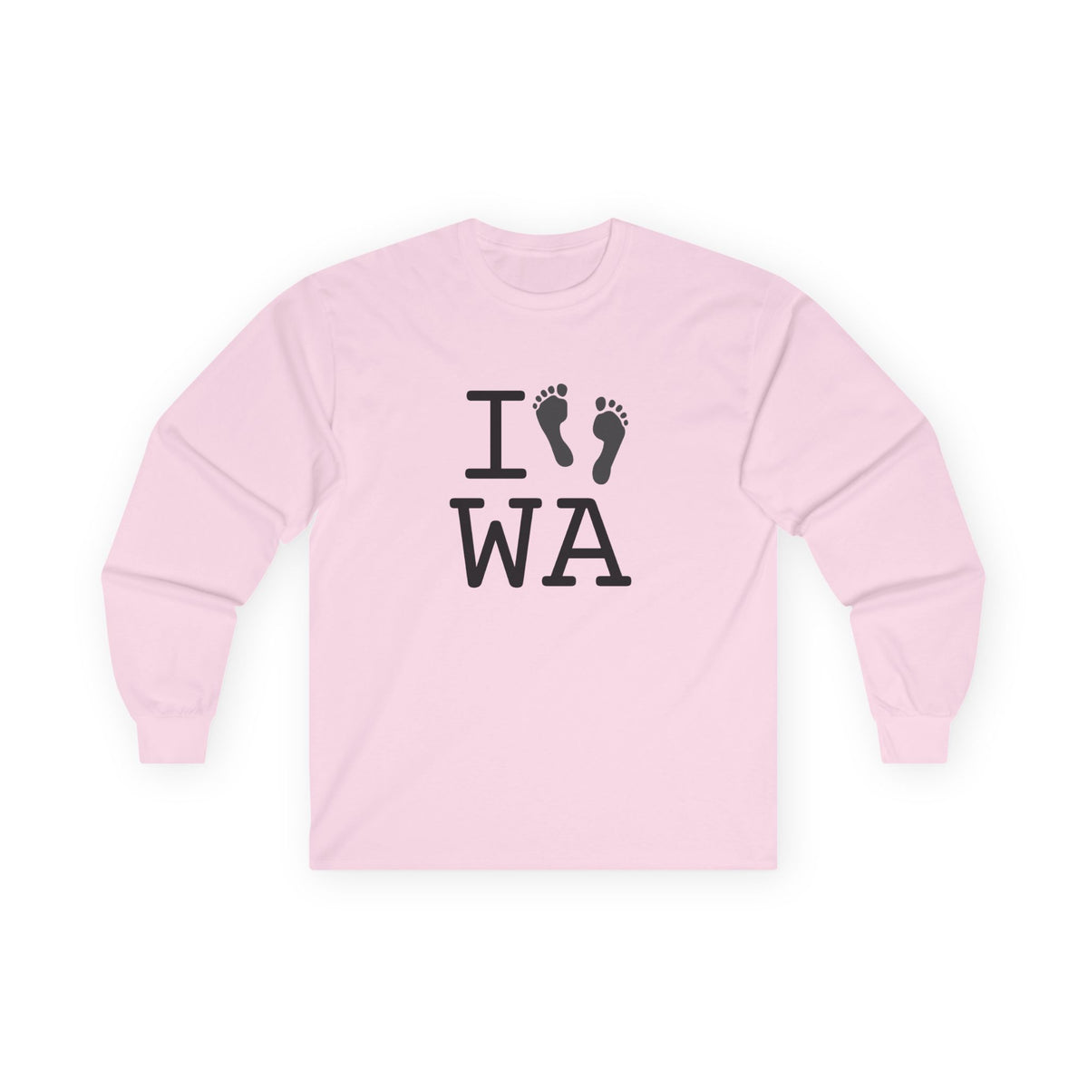 "I leave Footsteps in Washington" Long Sleeve Shirt