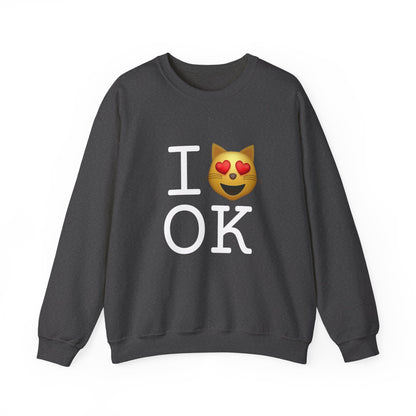 "I'm a Cat that Loves Oklahoma" Sweatshirt