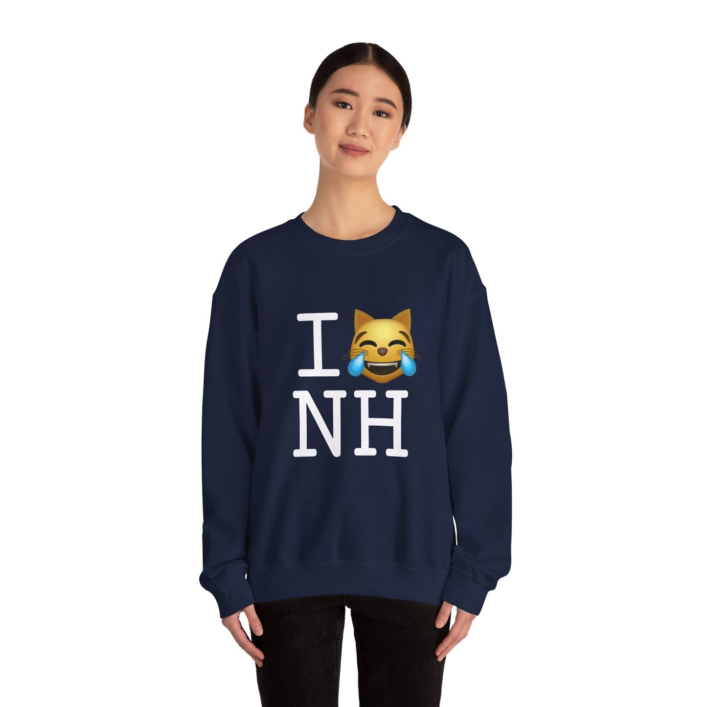 "I'm Laughing like a Cat at New Hampshire" Sweatshirt