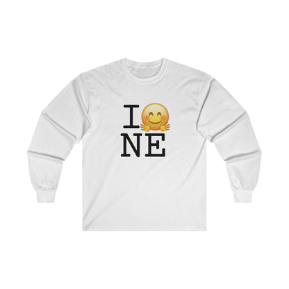 "I Hug Nebraska" Long Sleeve Shirt